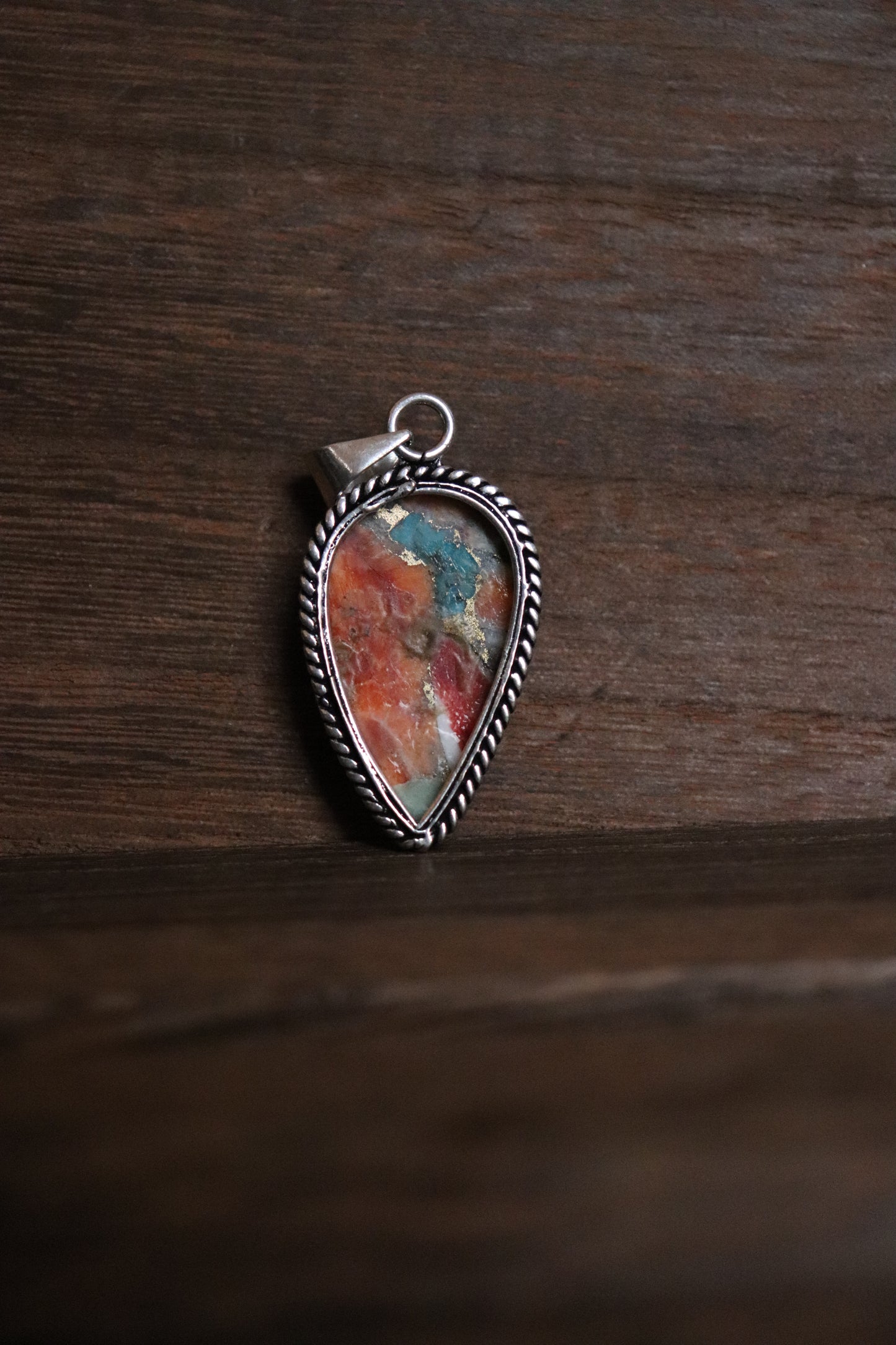 Spiny Oyster Pendant – Sterling Silver Plated