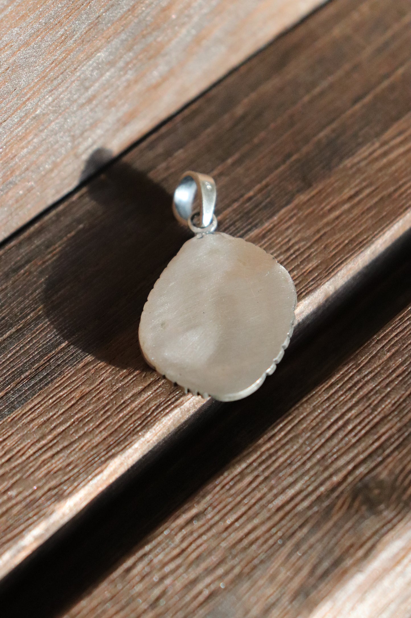 Large Blackjack Turquoise Pendant