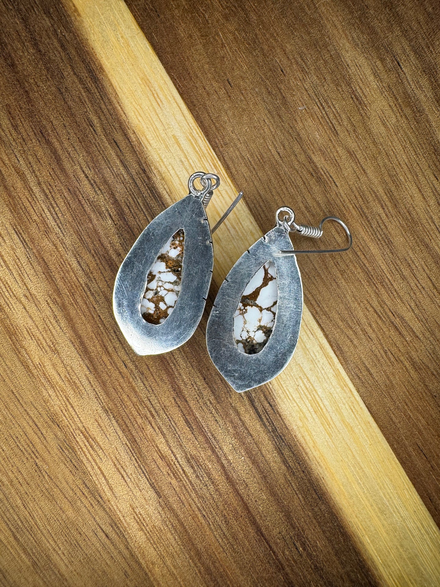 Wild Horse Silver-Plated Teardrop Earrings