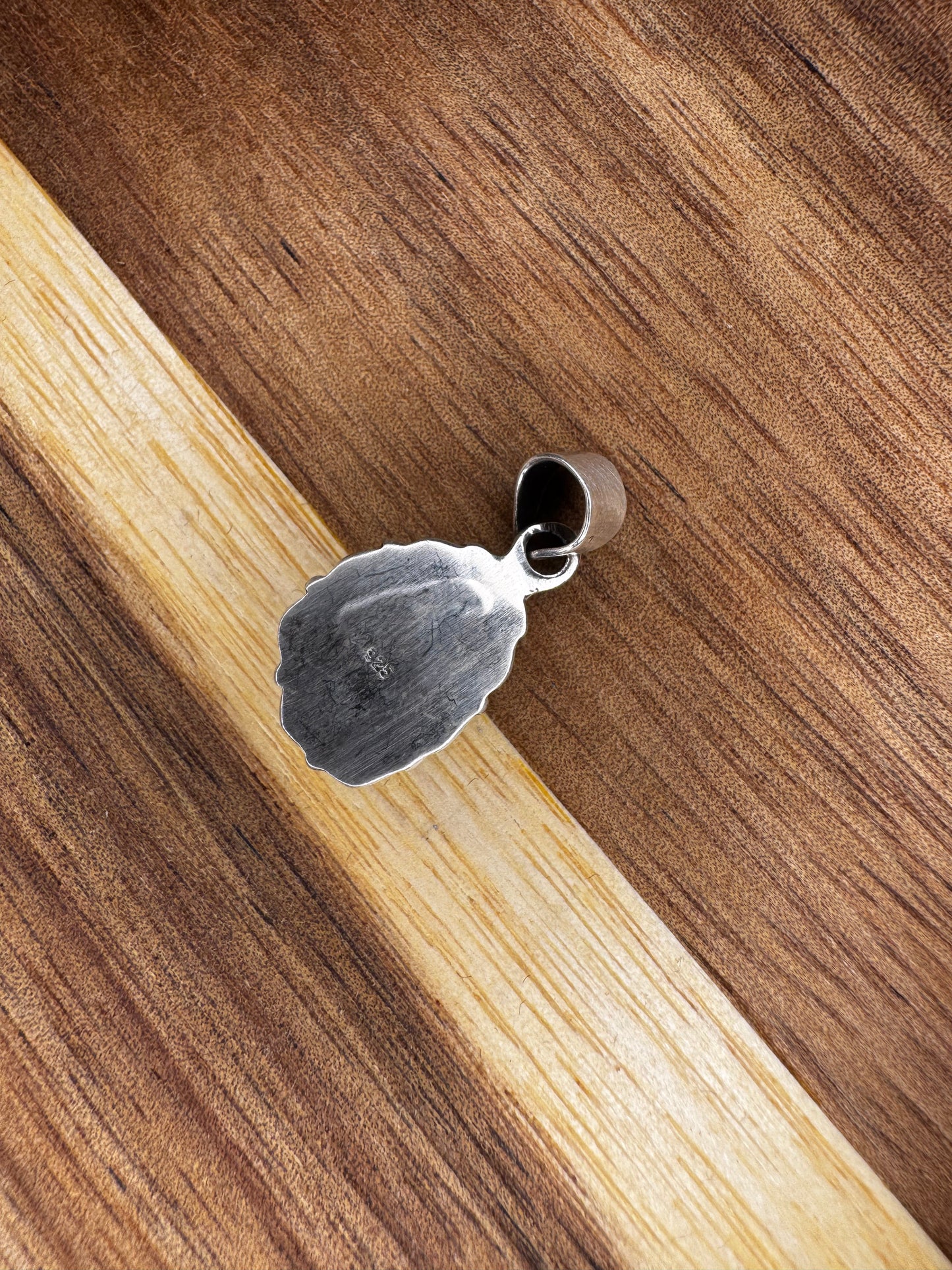 Golden Hills Turquoise Sterling Silver Pendant