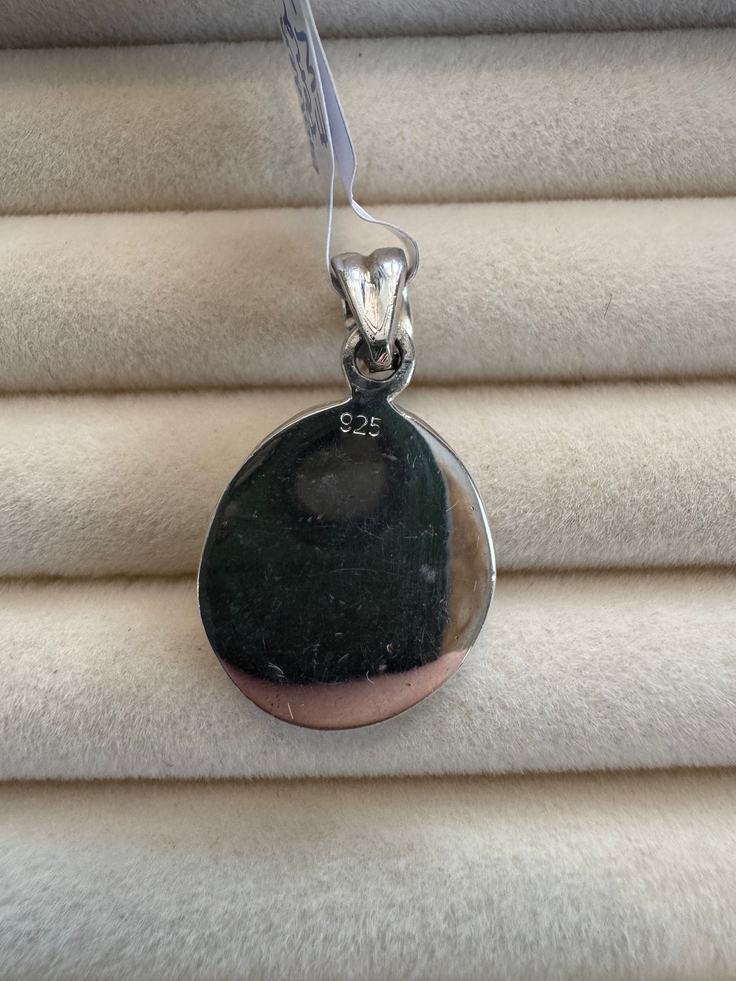 Golden Hills Turquoise Sterling Silver Pendant
