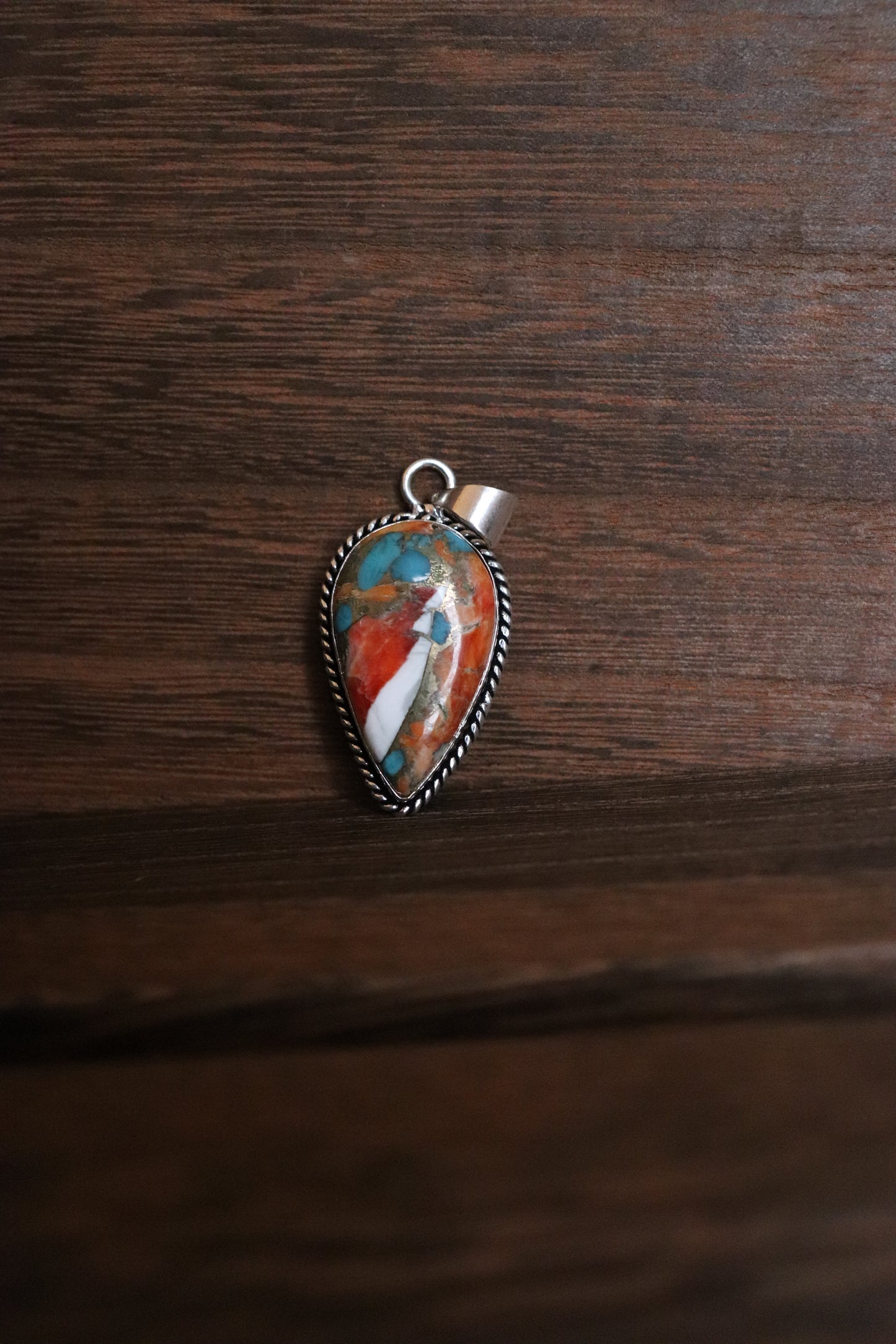 Spiny Oyster Pendant – Sterling Silver Plated