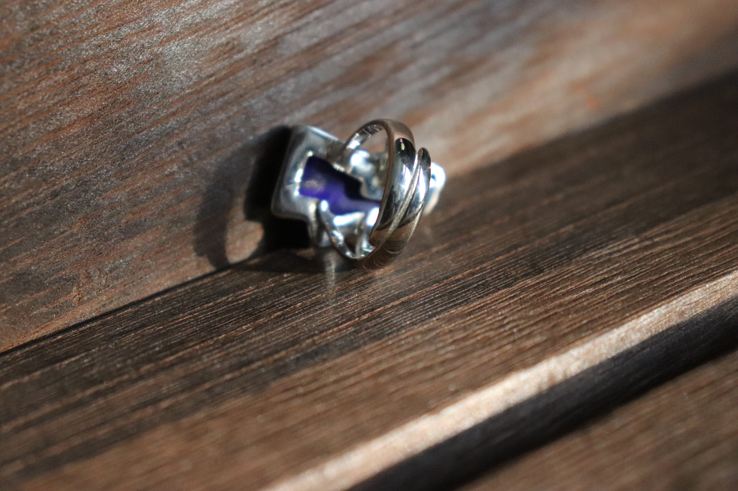 Adjustable Pink Balloon Opal Lightning Bolt Ring
