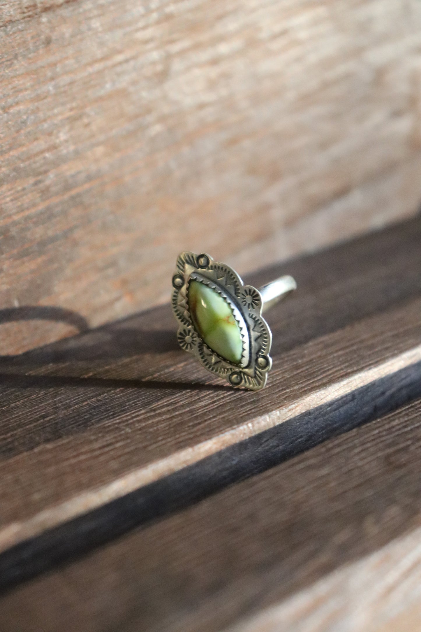 Palomino Turquoise Ring | Size 8