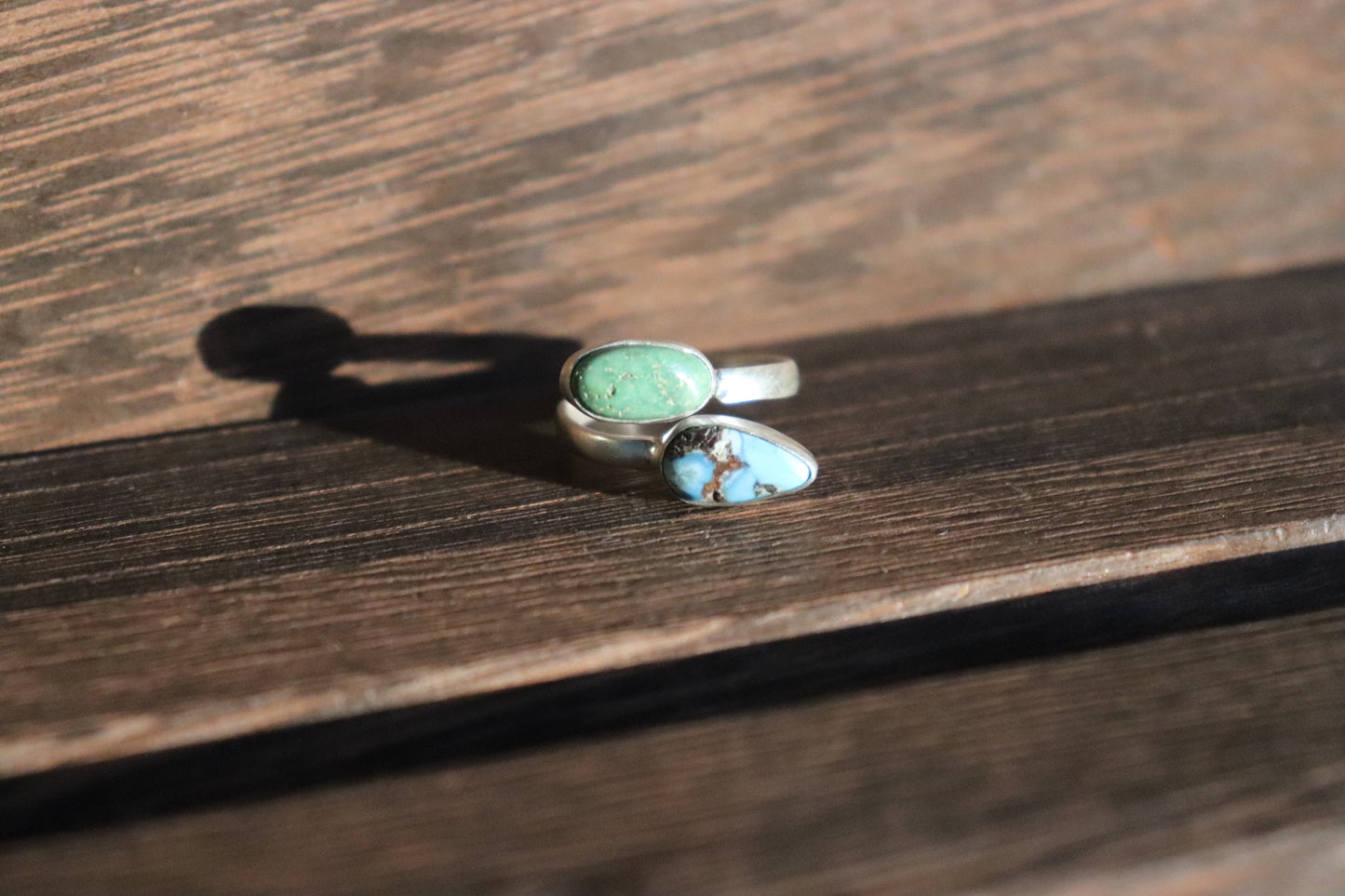 Golden Hills & Emerald Valley Turquoise Bypass Ring