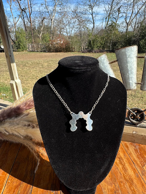 Cotton Candy Naja Sterling Silver Necklace